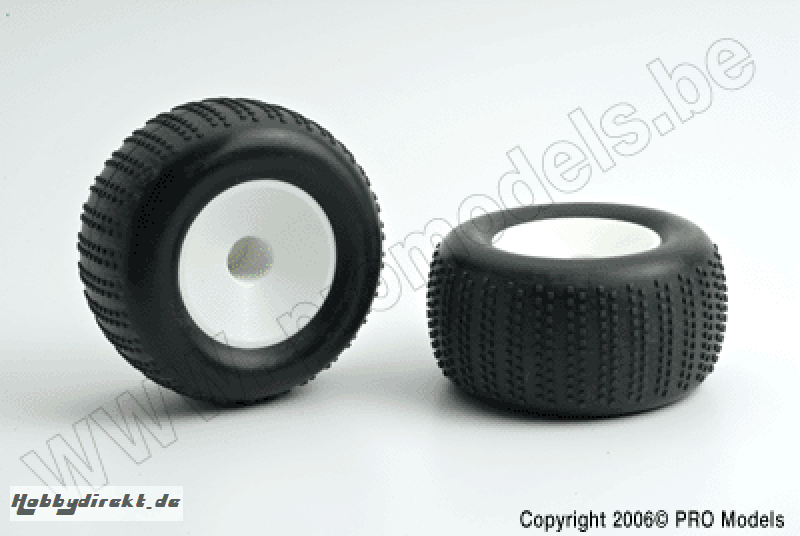 Protech RC - Wheels + Tyres (2) T63.009