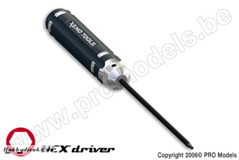 Xenotools - Innensechskant-Schraubendreher 2.0mm - PRO - 1 St XT-01120