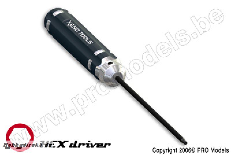 Xenotools - Innensechskant-Schraubendreher 3.0mm - PRO - 1 St XT-01130