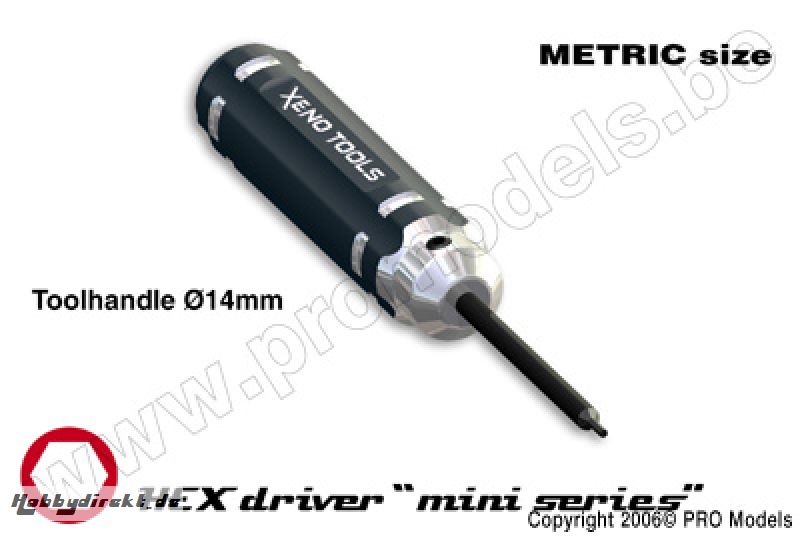 Xenotools - Innensechskant-Schraubendreher 1.0mm - MINI - 1 St XT-01210