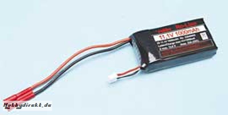 LiPo-Akku 3S   11,1V 1000 mAh Robbe 32840002 1-32840002