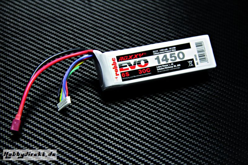 LiPo-Akku ROXXY© Evo 6-1450 3 Robbe 6650 1-6650