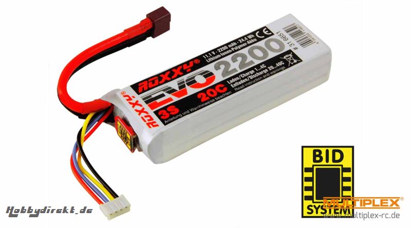 LiPo-Akku ROXXY© Evo 4-1000 Robbe 6651 1-6651