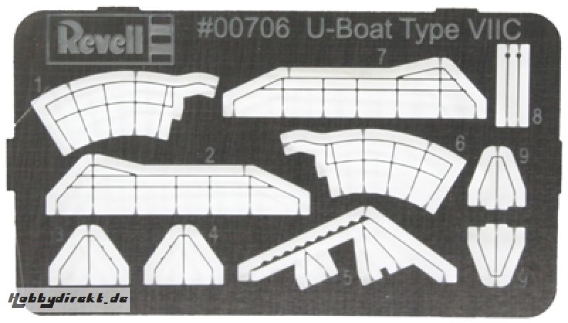 Fotoätzteile für 05093 (U-Boo Revell 00706