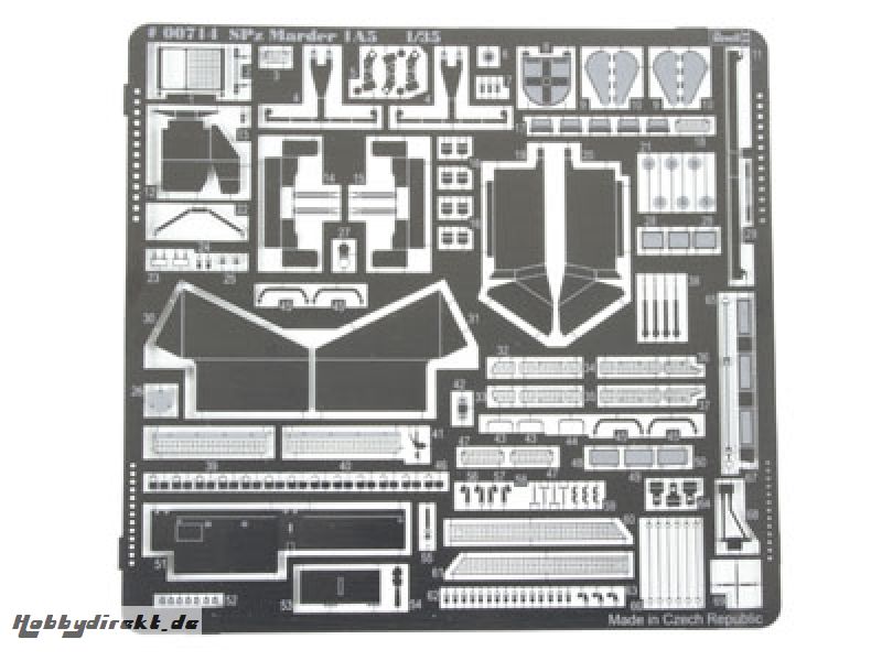 Fotoätzteile für 03092 (Marde Revell 00714