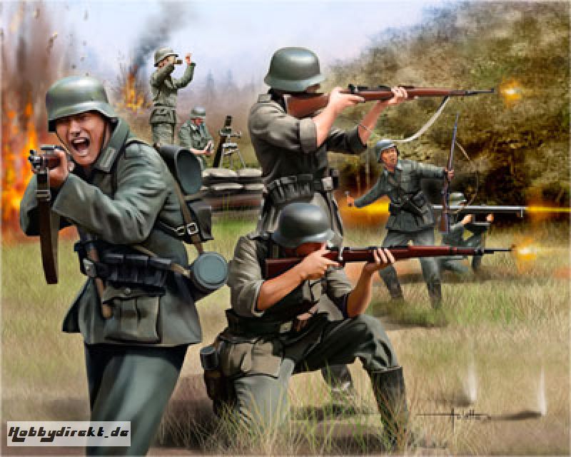 Deutsche Infanterie, WWII Revell 02598