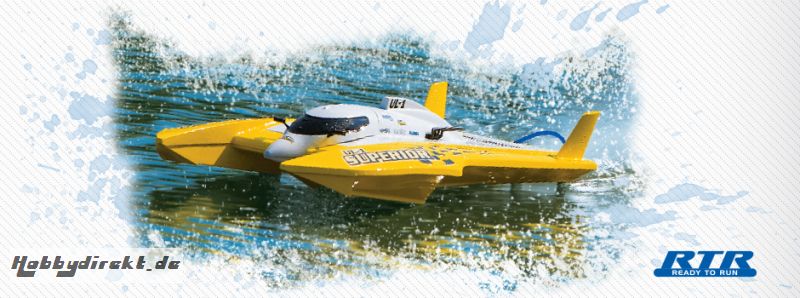 AquaCraft UL-1 Superior Hydroplane 2.4GHz RTR gelb AQUB20YY