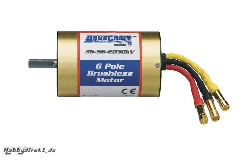 6-Pole 36-56-2030 Brushless Mari AQUG7001