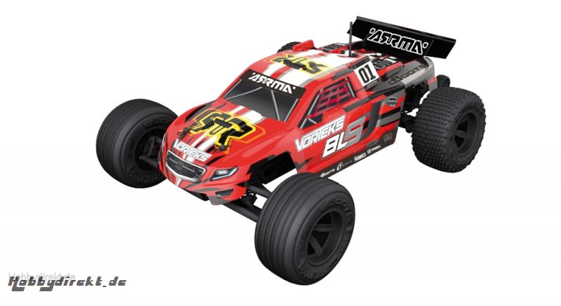 Vorteks 2WD BLS Brushless Race Truck 1/10 RTR, rot AR102612