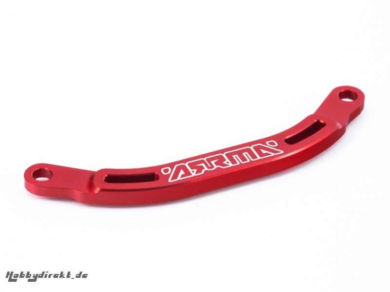 Dämpferbrückenverstärkung, 2WD, vorne, Alu, rot AR330148