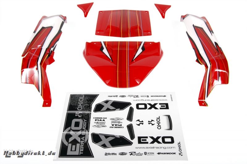 Karosserie EXO Terra Buggy rot AX04037