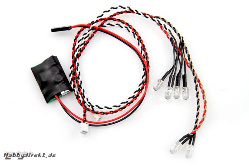 LED-Controller (inkl. LED 4x weiß, 2x rot) 5mm AX24257