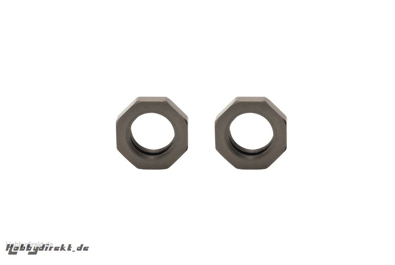 SCX10 Dämpfer-Rändelmutter, Alu, harteloxiert (2) AX30115