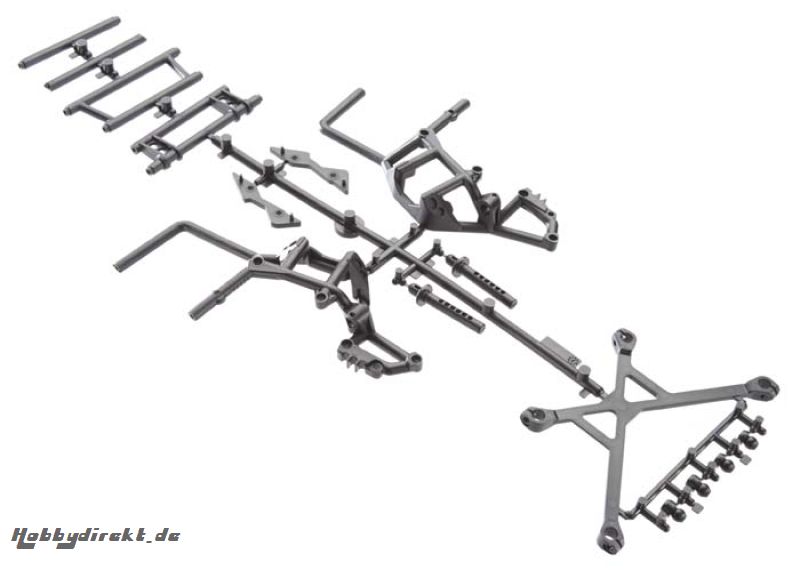 YETI Überrollkäfig Teile, hinten AX31102