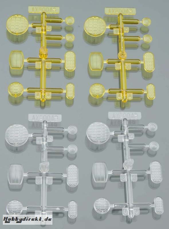 Scheinwerfergläser Set für AX80045, Kunststoff, AX80049