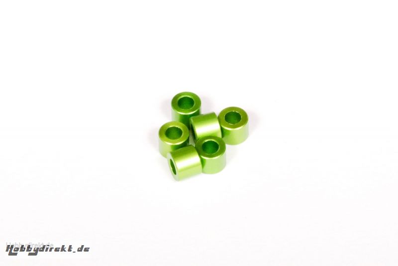 SPACER 5X6MM GREEN (6) AXA1305