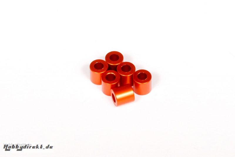 SPACER 6X6MM ORANGE(6) AXA1355