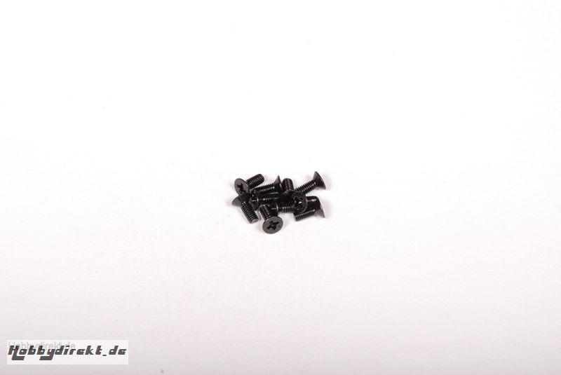 FLAT HEAD M3X8MM BLK OX AXA694