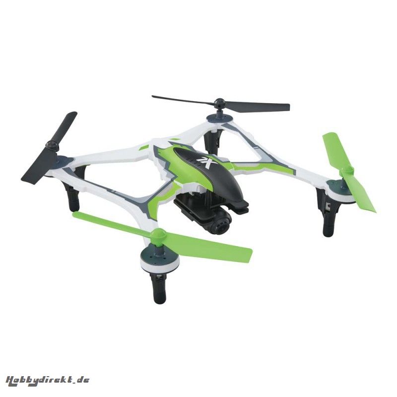 XL 370 FPV Quadrocopter m/1080p RTF, grün DIDE06GG