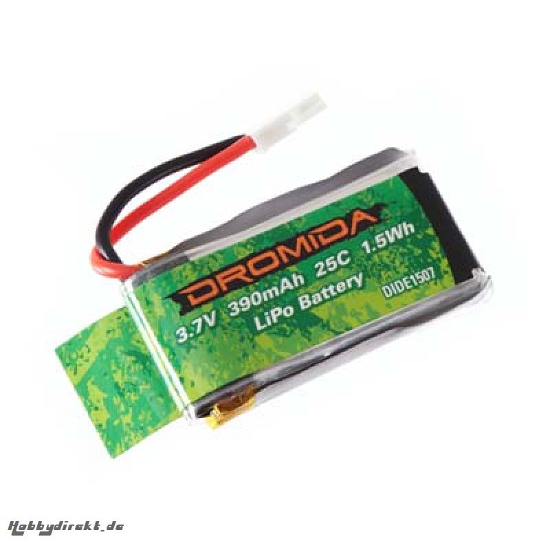 Lipo 1S 3.7V 390mAh Kodo Flugakku DIDE1507