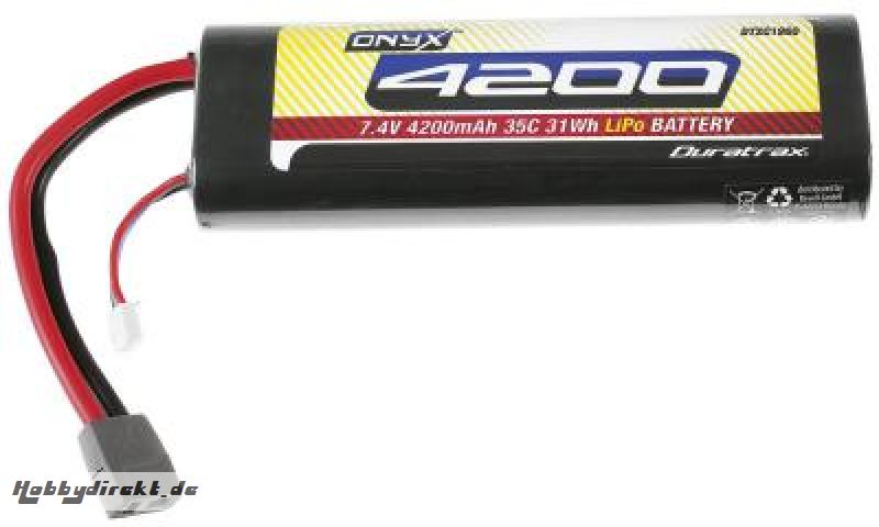 LiPo 7.4V 4200mAh Star/T-Stecker 35C 2S Hard DTXC1960