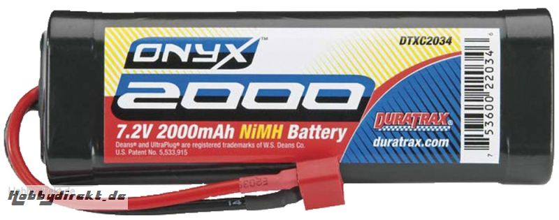 NiMH 7.2V 2000mAh Star/T-Stecker 6Z. Stick DTXC2034