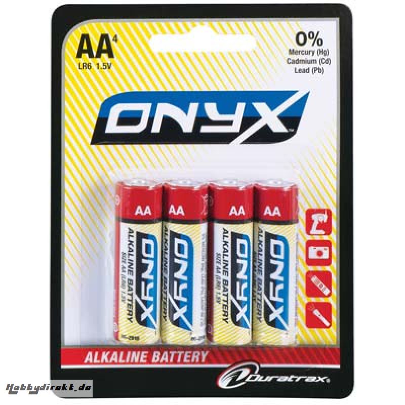 Onyx AA Alkaline Mignon Batterien 4 Stück DTXP4704