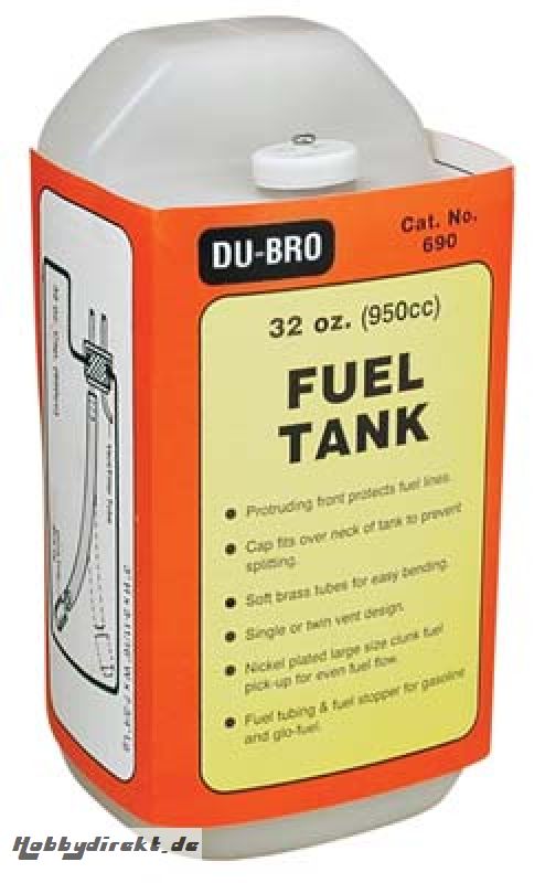 Dubro Fuel Tank 950cc 32 oz Hobbico DUBQ0290