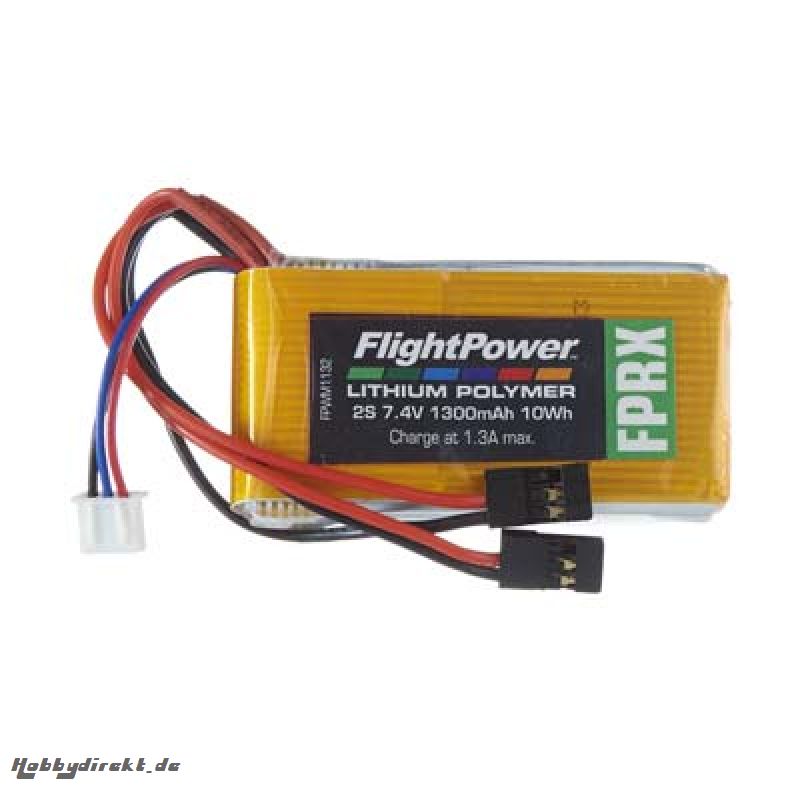 FPRX Rx 7,4 V 1300 mAh 2x JR-Stecker FPWM1132