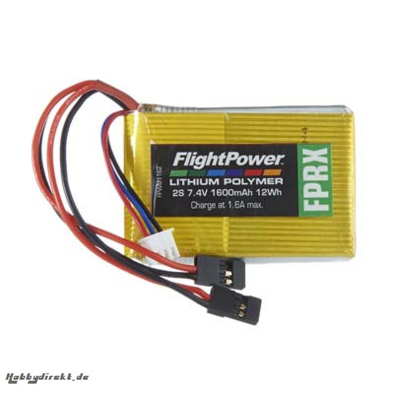 FPRX Rx 7,4 V 1600 mAh 2x JR FPWM1162