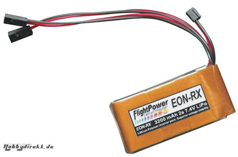 EON-X Rx 3200 2S2P 7.4V LiPo Revell RC Pro Hobbico FPWM2160