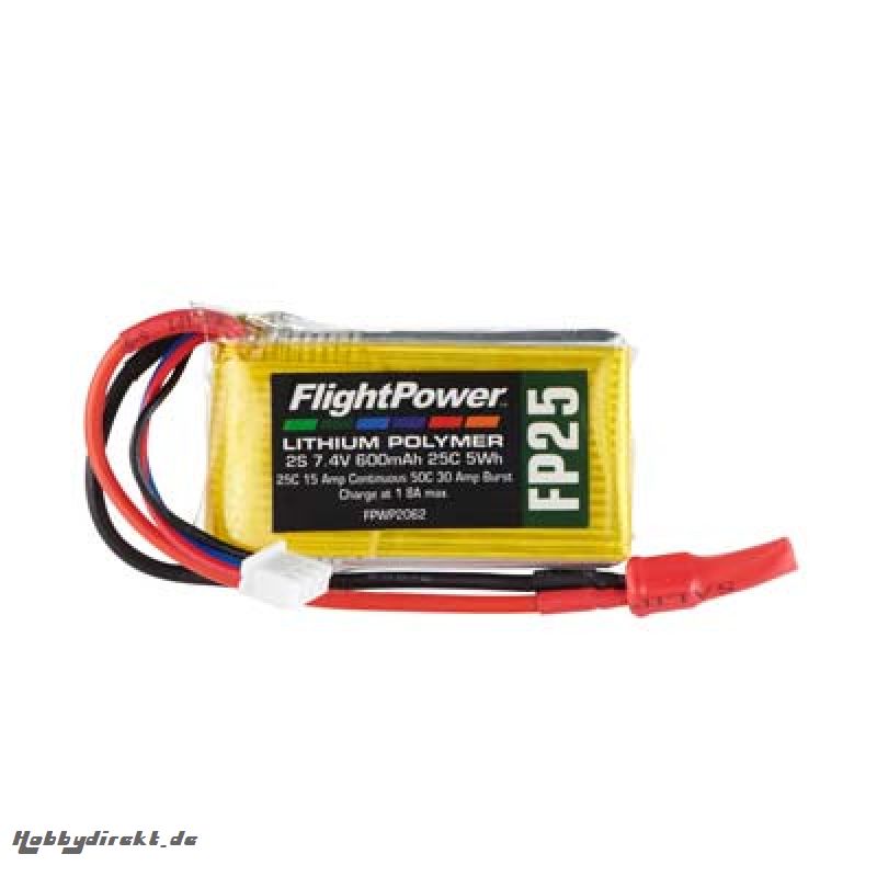 LiPo FP25 7,4  V, 600mAh FPWP2062