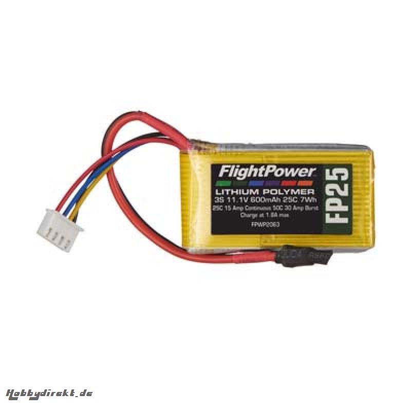 LiPo FP25 11,1 V, 600mAh FPWP2063