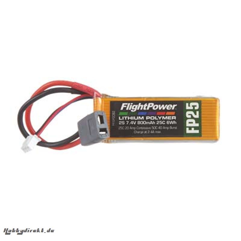 LiPo FP25 7,4  V, 800mAh FPWP2082