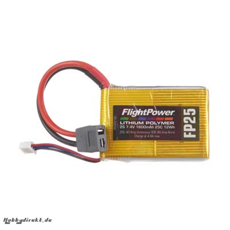 LiPo FP25 7,4 V, 1600mAh FPWP2162