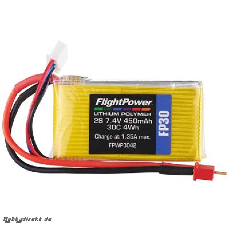 LiPo FP30 7,4 V, 450mAh FPWP3042