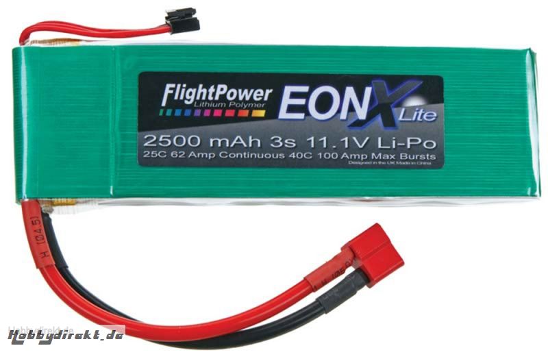 EON-X Lite LiPo 3S 11.1V 2500 Revell RC Pro Hobbico FPWP4238