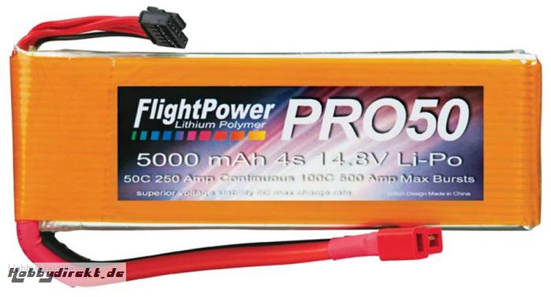 Pro50 50C 5000 4S 14.8V LiPo Revell RC Pro Hobbico FPWP5101