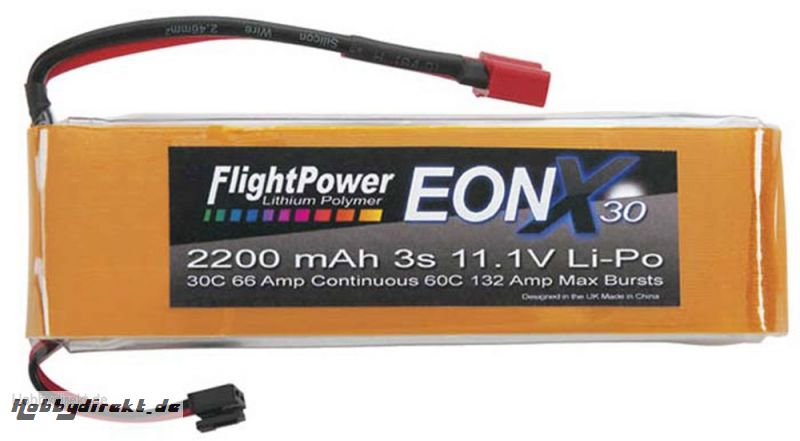 EON-X 30 LiPo 3S 11.1V 2200mA Revell RC Pro Hobbico FPWP6198