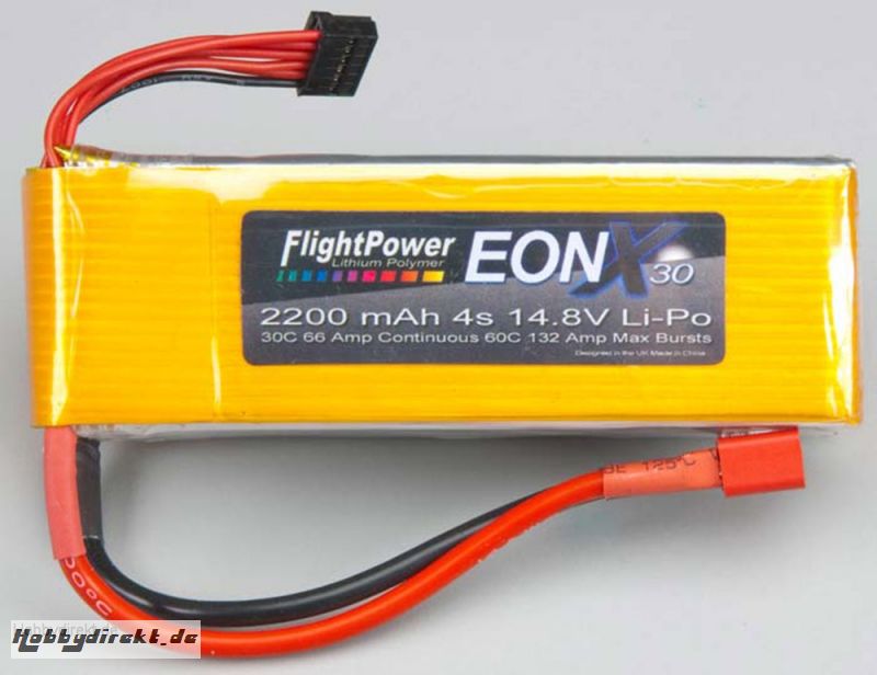 EON-X 30 LiPo 4S 14.8V 2200mA Revell RC Pro Hobbico FPWP6199