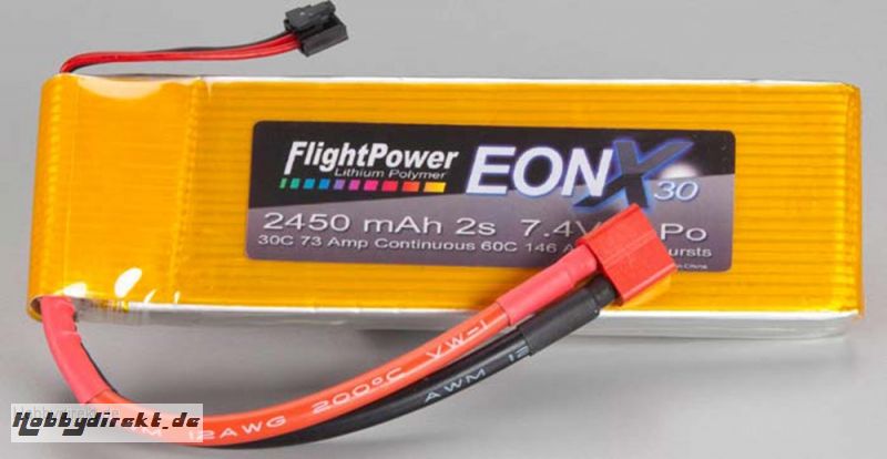 EON-X 30 LiPo 2S 7.4V 2450mAh Revell RC Pro Hobbico FPWP6237