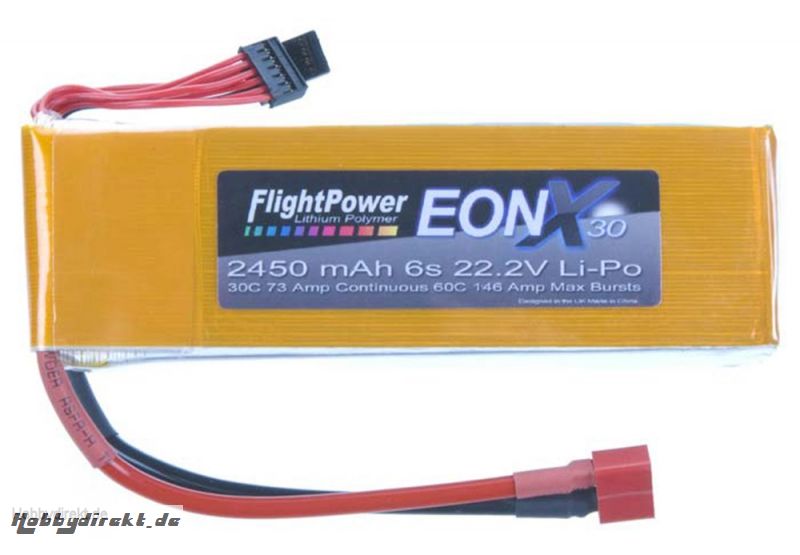 EON-X 30 LiPo 6S 22.2V 2450mA Revell RC Pro Hobbico FPWP6241