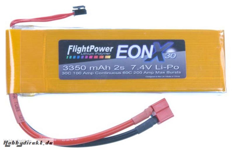 EON-X 30 LiPo 2S 7.4V 3350mAh Revell RC Pro Hobbico FPWP6354