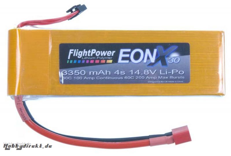 EON-X 30 LiPo 4S 14.8V 3350mA Revell RC Pro Hobbico FPWP6356