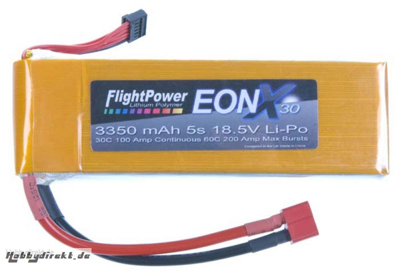 EON-X 30 LiPo 5S 18.5V 3350mA Revell RC Pro Hobbico FPWP6357