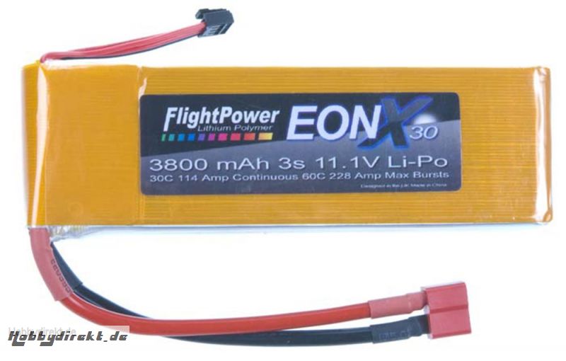 EON-X 30 LiPo 3S 11.1V 3800mA Revell RC Pro Hobbico FPWP6438