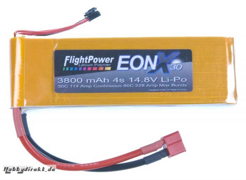 EON-X 30 LiPo 4S 14.8V 3800mA Revell RC Pro Hobbico FPWP6439