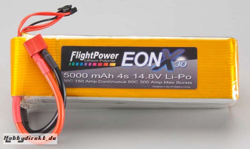 EON-X 30 LiPo 4S 14.8V 5000mA Revell RC Pro Hobbico FPWP6699