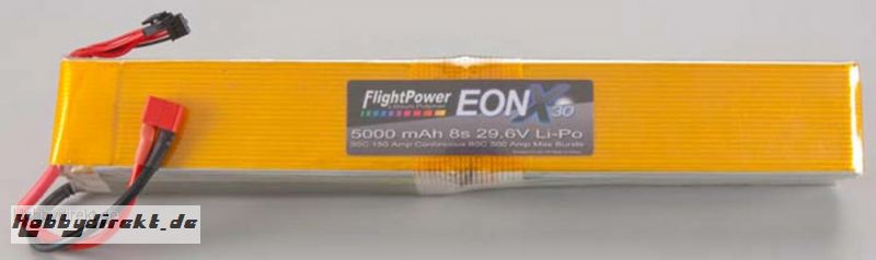 EON-X 30 LiPo 8S 29.6V 5000mA Revell RC Pro Hobbico FPWP6703