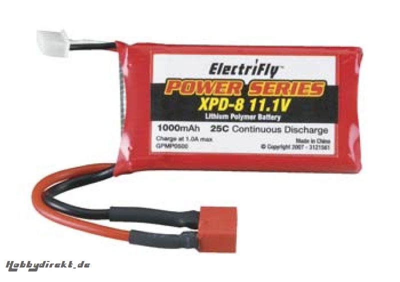 1000 LiPo 11.1V 25C Discontin Revell RC Pro Hobbico GPMP0500